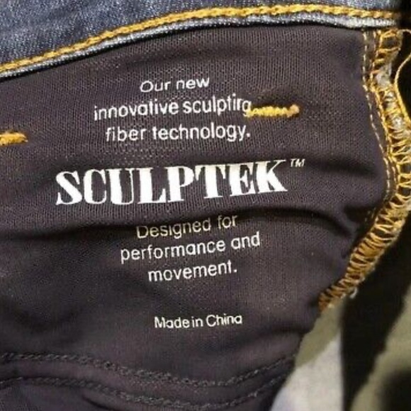 Athleta Skulptek tuxedo stripe skinny jeans - Picture 9 of 11